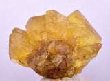 3.7cms GEM YELLOW FLUORITE SHINY CRYSTAL AHOULI MOROCCO MINERAL SPECIMEN KB75
