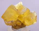 3.7cms GEM YELLOW FLUORITE SHINY CRYSTAL AHOULI MOROCCO MINERAL SPECIMEN KB75