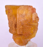 3.3cms GEM YELLOW FLUORITE SHINY CRYSTAL AHOULI MOROCCO MINERAL SPECIMEN KB76
