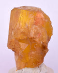 3.3cms GEM YELLOW FLUORITE SHINY CRYSTAL AHOULI MOROCCO MINERAL SPECIMEN KB76