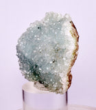 145carats DRUZY CHRYSOCOLLA QUARTZ CRYSTAL LILY MINE PERU 2000 YEAR DB292