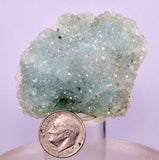145carats DRUZY CHRYSOCOLLA QUARTZ CRYSTAL LILY MINE PERU 2000 YEAR DB292
