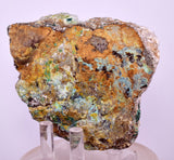 9.9cms DRUZY CHRYSOCOLLA QUARTZ CRYSTAL LILY MINE PERU 2000 YEAR DB293