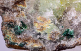9.9cms DRUZY CHRYSOCOLLA QUARTZ CRYSTAL LILY MINE PERU 2000 YEAR DB293