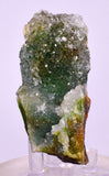 7cms DRUZY CHRYSOCOLLA QUARTZ CRYSTAL LILY MINE PERU 2000 YEAR DB294