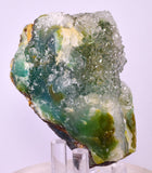 7cms DRUZY CHRYSOCOLLA QUARTZ CRYSTAL LILY MINE PERU 2000 YEAR DB294
