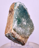 7.6cms DRUZY CHRYSOCOLLA QUARTZ CRYSTAL LILY MINE PERU 2000 YEAR DB295