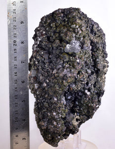 18.5cm MARCASITE BLADES GEODE PYRITE CHALCOPYRYTE SPHALERITE PERU CRYSTAL