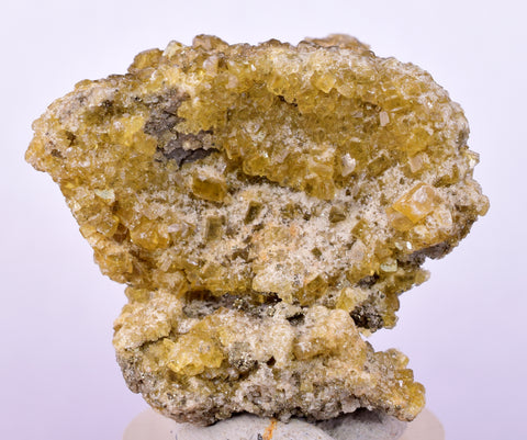 2.9cms GEMMY BARITE GOLDEN CRYSTALS PERU SHINY TRANSLUCENT MINERAL EB88