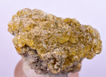 2.9cms GEMMY BARITE GOLDEN CRYSTALS PERU SHINY TRANSLUCENT MINERAL EB88