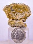 2.9cms GEMMY BARITE GOLDEN CRYSTALS PERU SHINY TRANSLUCENT MINERAL EB88