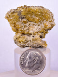 2.9cms GEMMY BARITE GOLDEN CRYSTALS PERU SHINY TRANSLUCENT MINERAL EB88