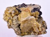4cms GEMMY BARITE GOLDEN CRYSTALS PERU SHINY TRANSLUCENT MINERAL EB89