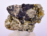 4cms GEMMY BARITE GOLDEN CRYSTALS PERU SHINY TRANSLUCENT MINERAL EB89