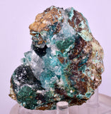 6.5cms DRUZY CHRYSOCOLLA QUARTZ CRYSTAL LILY MINE PERU 2000 YEAR DB297