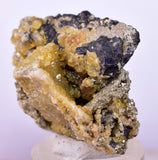 4cms GEMMY BARITE GOLDEN CRYSTALS PERU SHINY TRANSLUCENT MINERAL EB89