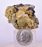 4cms GEMMY BARITE GOLDEN CRYSTALS PERU SHINY TRANSLUCENT MINERAL EB89