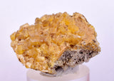 3.8cms GEMMY BARITE GOLDEN CRYSTALS PERU SHINY TRANSLUCENT MINERAL EB90