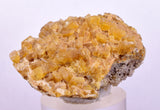 3.8cms GEMMY BARITE GOLDEN CRYSTALS PERU SHINY TRANSLUCENT MINERAL EB90