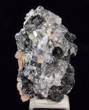 2.8cms CERUSSITE BARITE GALENA CRYSTALS MOROCCO MINERAL SPECIMEN KB78