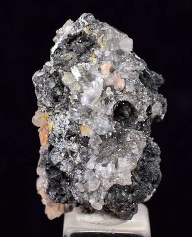 2.8cms CERUSSITE BARITE GALENA CRYSTALS MOROCCO MINERAL SPECIMEN KB78