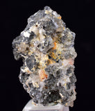 2.8cms CERUSSITE BARITE GALENA CRYSTALS MOROCCO MINERAL SPECIMEN KB78