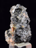 2.8cms CERUSSITE BARITE GALENA CRYSTALS MOROCCO MINERAL SPECIMEN KB78