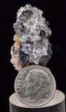 2.8cms CERUSSITE BARITE GALENA CRYSTALS MOROCCO MINERAL SPECIMEN KB78