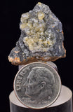 2.4cms CERUSSITE BARITE GALENA CRYSTALS MOROCCO MINERAL SPECIMEN KB79