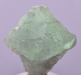 3.4cms BLUE FLUORITE STEPPED CRYSTALS FLOATER BI TERMINAL PERU KB182