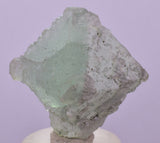 3.4cms BLUE FLUORITE STEPPED CRYSTALS FLOATER BI TERMINAL PERU KB182