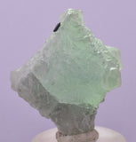 3.4cms BLUE FLUORITE STEPPED CRYSTALS FLOATER BI TERMINAL PERU KB182