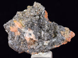 3.9cms CERUSSITE BARITE GALENA CRYSTALS MOROCCO MINERAL SPECIMEN KB81