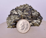 88Grams INCA GOLDEN HEALER PYRITE MAGNETITE ROUGH MAGNETIC PERU MB162