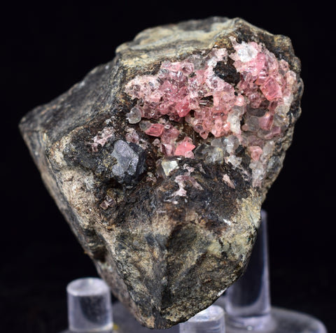 4.8cm RHODOCHROSITE CRYSTALS PERU OLD STOCK UCHUCCHACUA MINERAL SPECIMEN RB669