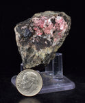 4.8cm RHODOCHROSITE CRYSTALS PERU OLD STOCK UCHUCCHACUA MINERAL SPECIMEN RB669