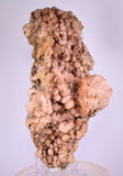 12.4cms NATURAL SCULPTURE ROSE QUARTZ DRUZY BRIGHT CRYSTALS BOTRYOIDAL PERU NEW FIND QB120