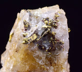 1.5cms NATIVE GOLD WIRE OF THE INCAS PERU THUMBNAIL CRYSTAL LB224