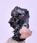 1.2cms PYRARGIRITE SILVER WIRE PERU RHODOCHROSITE UCHUCCHACUA MINE HB286
