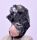 1.2cms PYRARGIRITE SILVER WIRE PERU RHODOCHROSITE UCHUCCHACUA MINE HB286