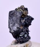 1.2cms PYRARGIRITE SILVER WIRE PERU RHODOCHROSITE UCHUCCHACUA MINE HB286