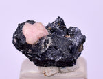 1.2cms PYRARGIRITE SILVER WIRE PERU RHODOCHROSITE UCHUCCHACUA MINE HB286