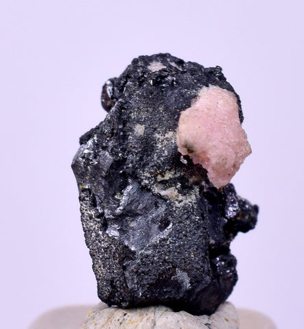 1.2cms PYRARGIRITE SILVER WIRE PERU RHODOCHROSITE UCHUCCHACUA MINE HB286