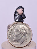 1.2cms PYRARGIRITE SILVER WIRE PERU RHODOCHROSITE UCHUCCHACUA MINE HB286