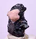 1.2cms PYRARGIRITE SILVER WIRE PERU RHODOCHROSITE UCHUCCHACUA MINE HB286
