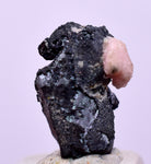1.2cms PYRARGIRITE SILVER WIRE PERU RHODOCHROSITE UCHUCCHACUA MINE HB286