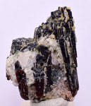 4.4cms RED HUBNERITE QUARTZ CRYSTALS MINERAL SPECIMEN COLLECTOR PERU MB165