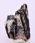 4.4cms RED HUBNERITE QUARTZ CRYSTALS MINERAL SPECIMEN COLLECTOR PERU MB165