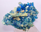 14.5cms NATURAL CHALCANTHITE Peru Copper Botryoidal Crystals Druzy Translucent Electric Blue Shiny Mineral FB106