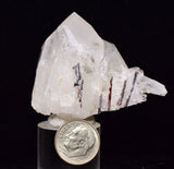 5.4cms RED HUBNERITE QUARTZ CRYSTALS MINERAL SPECIMEN COLLECTOR PERU MB166
